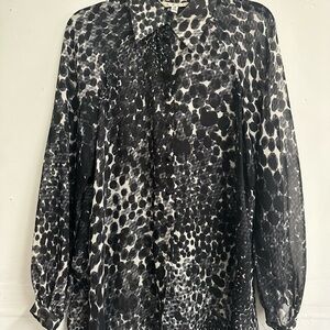 Cabi Black and White Women's Top